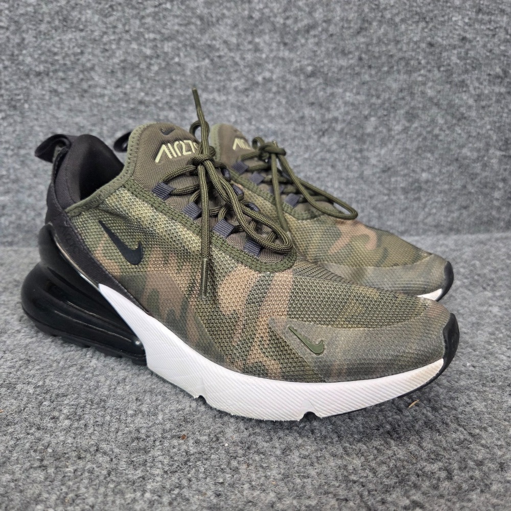 Size 7.5 Nike Air 270 Women's Green Camo Running Shoes Casual Sneakers